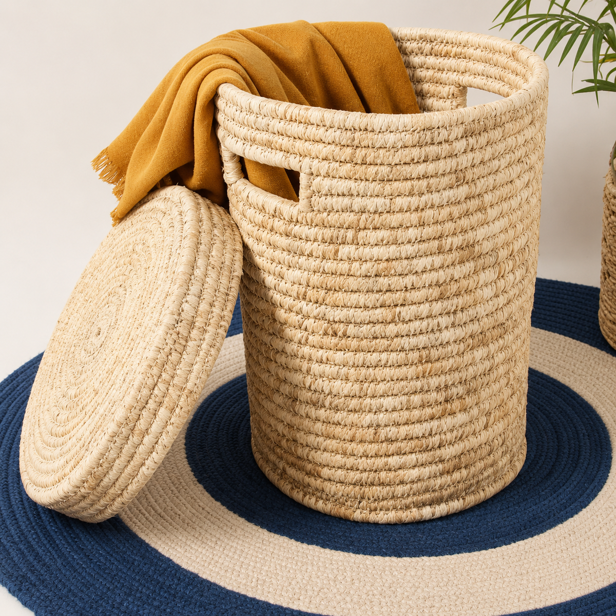 Handwoven Laundry Basket