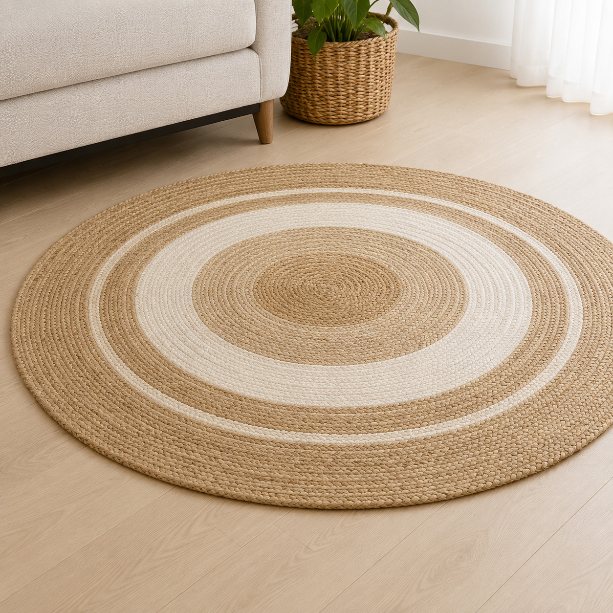 Round Jute Rug