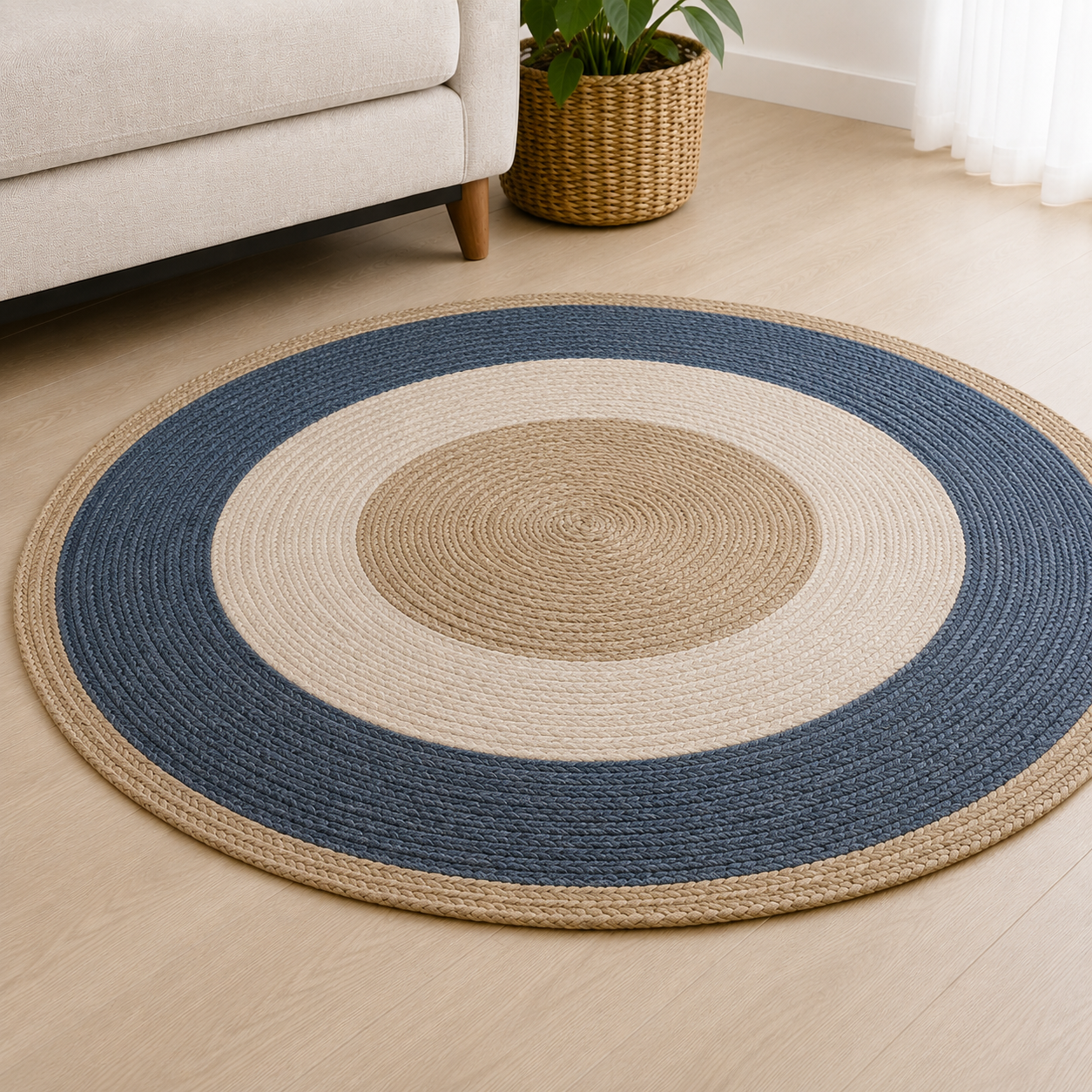 Round Jute Rug