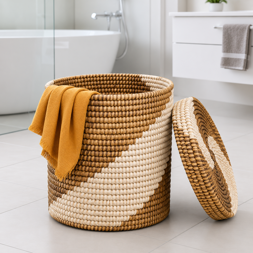 Handwoven Laundry Basket