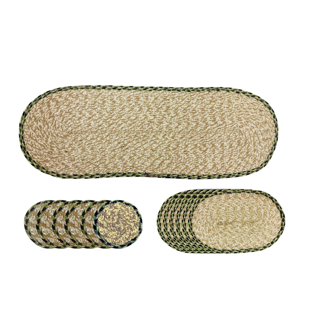 JUTE DINING TABLE SET