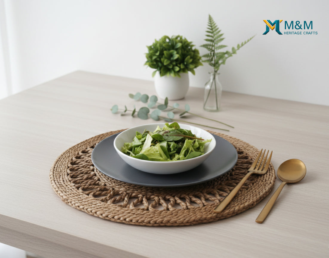 Jute Round Placement Mat