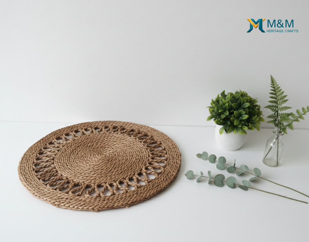 Jute Round Placement Mat