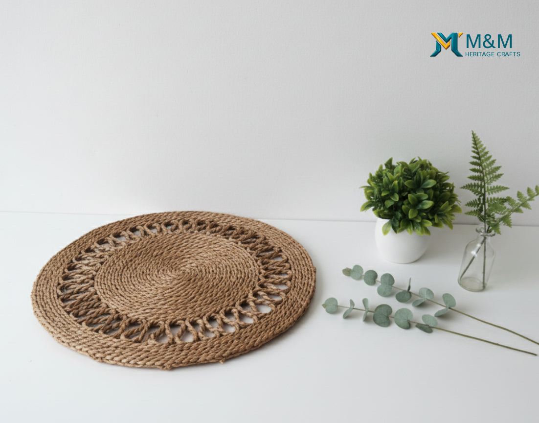 Jute Round Placement Mat