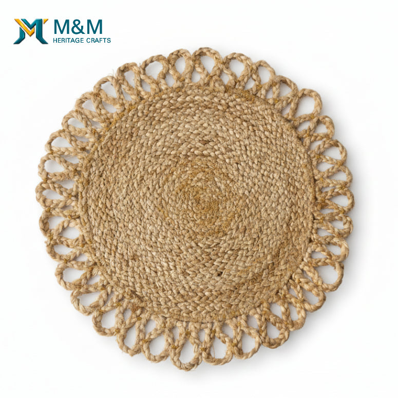 Jute Round Placement Mat