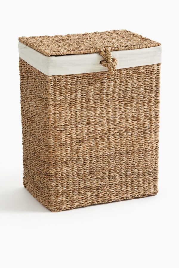 Straw Laundry Basket