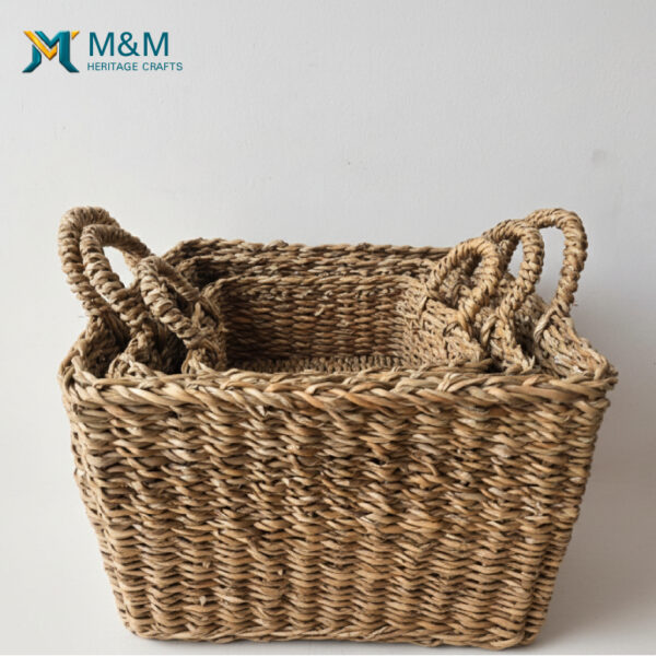 extra large seagrass laundry basket