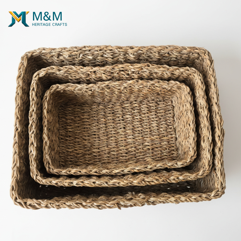 Storage Basket Rectangle 3pcs Set - Image 3